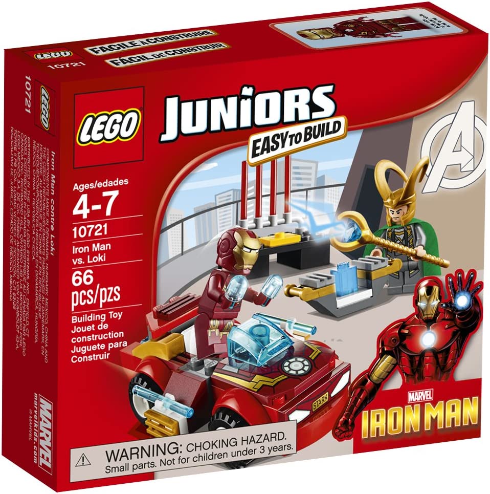 10721 Juniors Iron Man vs. Loki (Retired) (Certified Complete)