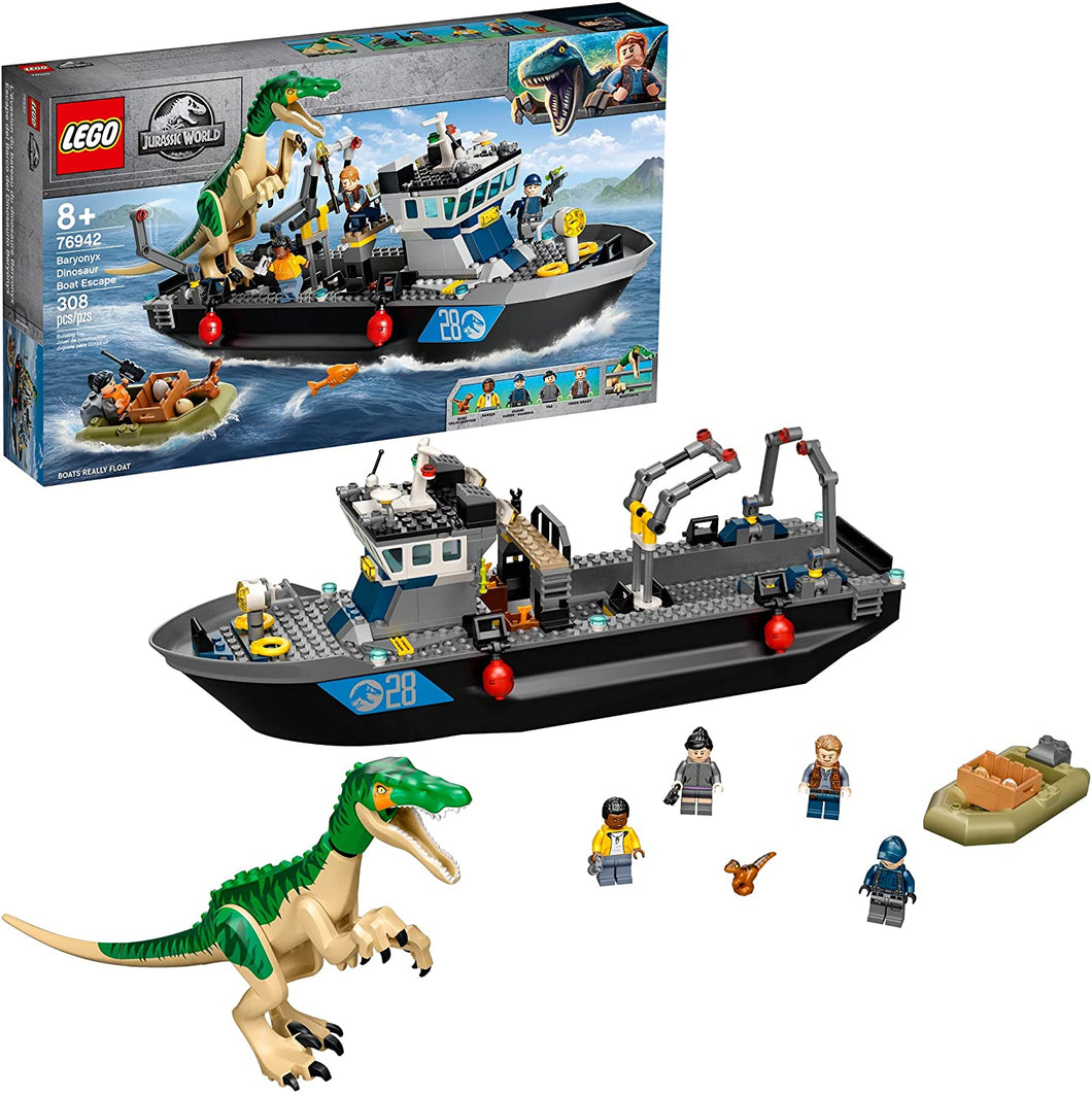 76942 Baryonyx Dinosaur Boat Escape (Certified Complete)