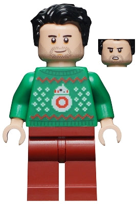 SW1117 Poe Dameron (Green Christmas Sweater with BB-8)