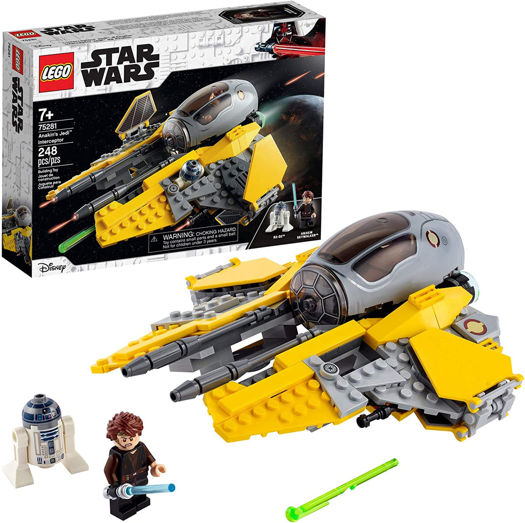 75281 Star Wars Anakin’s Jedi Interceptor (Retired) (Certified Complete)