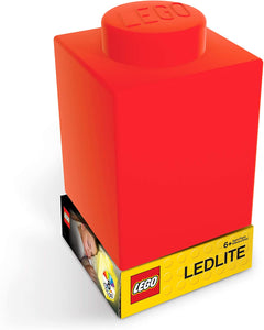 Lego Classic 1x1 Brick Silicone Night Light - 3" x 3" x 4.5" (Assorted Colors)