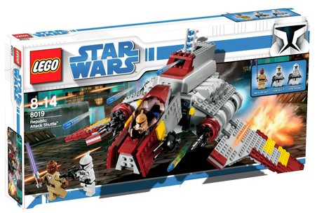 8019 Star Wars Republic Attack Shuttle (Retired) (Certified Complete)