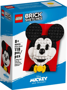 40456 LEGO Brick Sketches: Mickey Mouse (Retired) (Certified Complete)