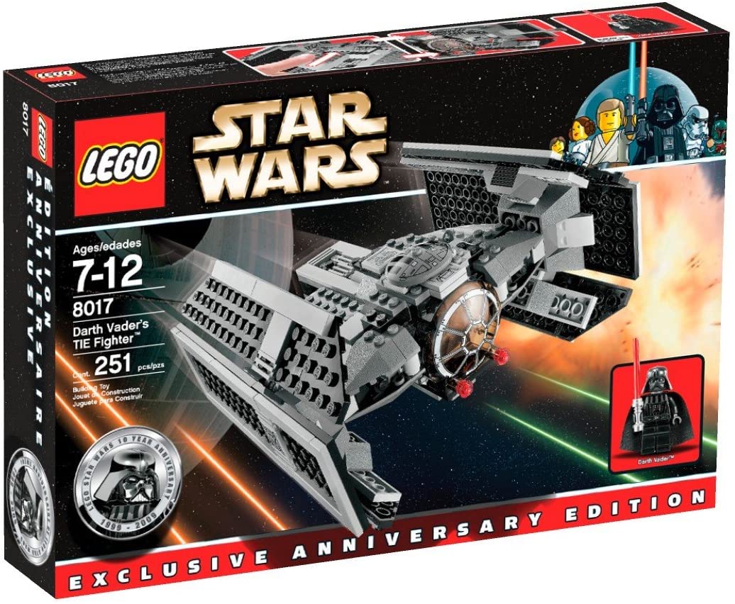 8017 Darth Vader's TIE Fighter (Retired) (Certified Complete)
