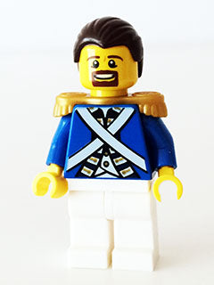 PI150 Bluecoat Sergeant 1 - Brown Moustache and Goatee