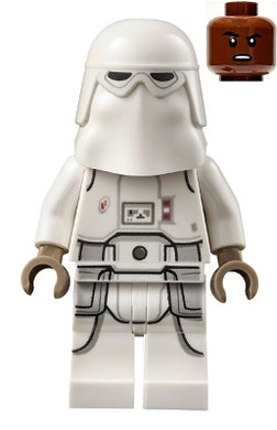 SW1179 Snowtrooper, Printed Legs, Dark Tan Hands, Scowl