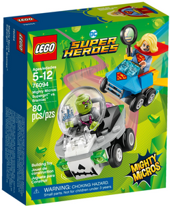 76094 Mighty Micros: Supergirl vs. Brainiac (Retired) (Certified Complete)