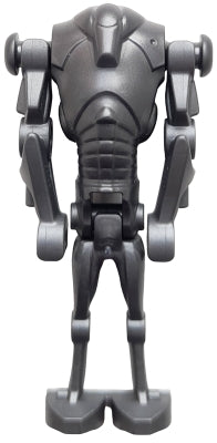 SW1321 Super Battle Droid - Pearl Dark Gray, Narrow Head