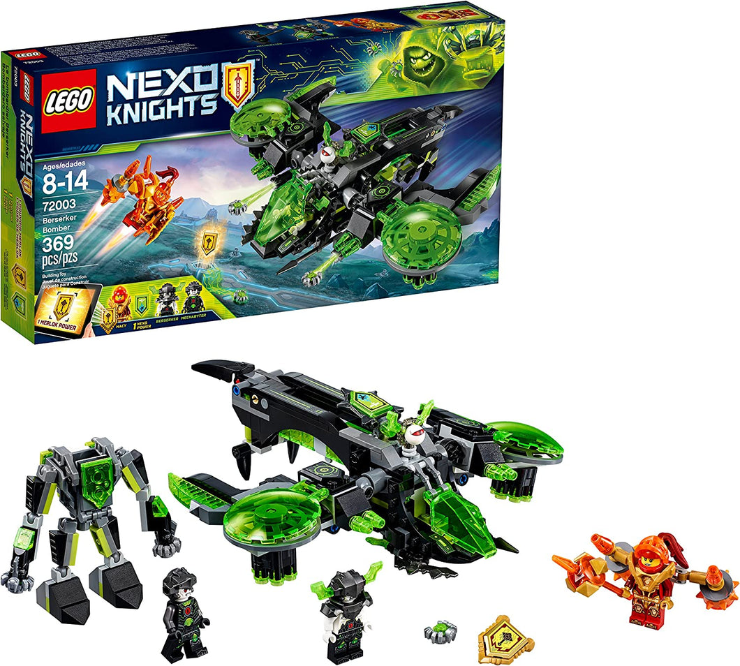 72003 NEXO KNIGHTS Berserker Bomber (Retired) (New Sealed)