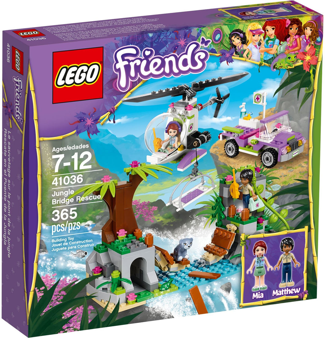41036 Jungle Bridge Rescue (Retired) (New Sealed)