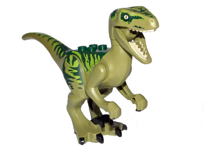 Raptor04 Dinosaur Raptor / Velociraptor with Dark Green Back