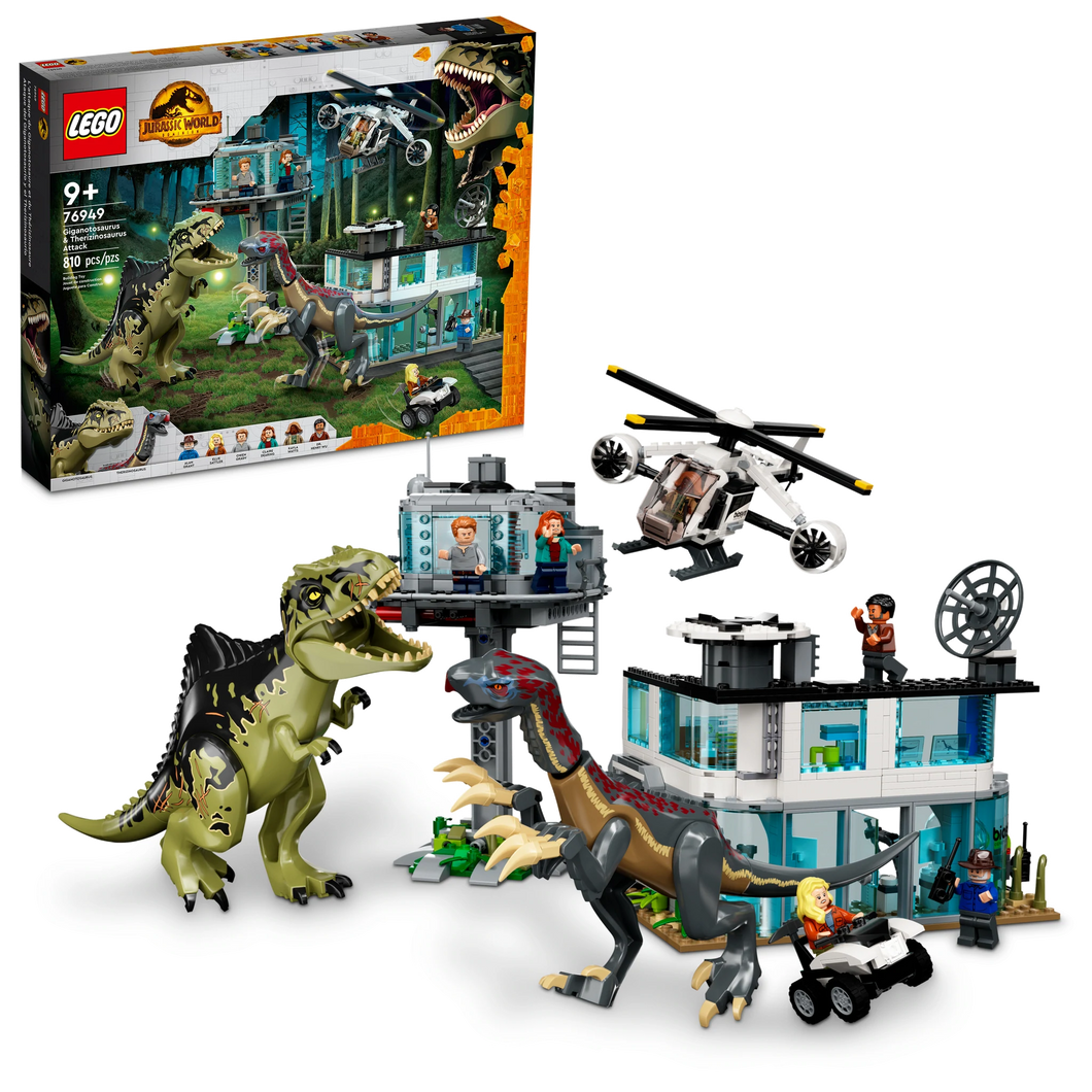 76949 Giganotosaurus & Therizinosaurus Attack