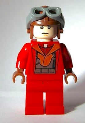 SW0340 Naboo Fighter Pilot - Red Jumpsuit