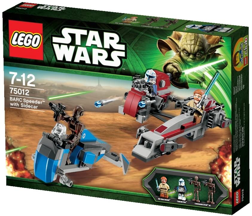75012 BARC Speeder with Sidecar (Retired) (Certified Complete)
