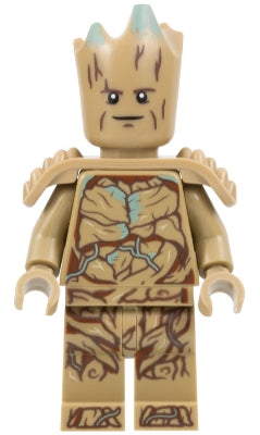 SH874 Groot, Teen Groot - Dark Tan with Shoulder Armor