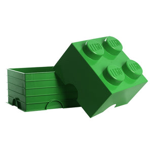 40030634 LEGO Storage Brick 4 Dark Green