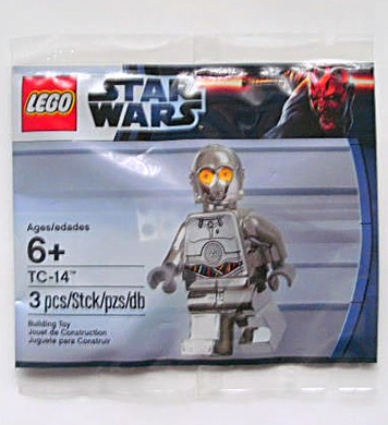 5000063 Star Wars TC-14 Chrome Protocol Droid polybag (Sealed Bag)