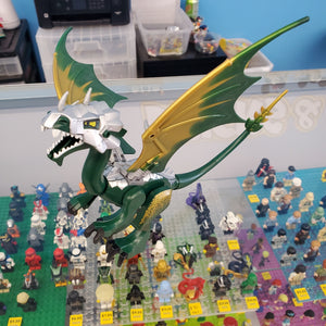 dragon03 Dragon, Fantasy Era, Dark Green Head with Armor
