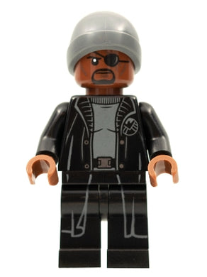 SH758 Nick Fury - Dark Bluish Gray Beanie