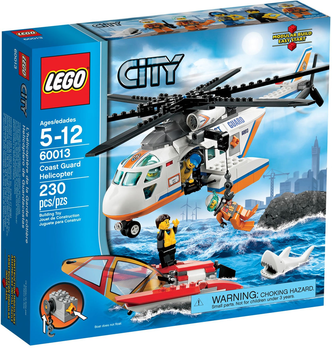 60013 City Coast Guard Helicopter (Retired) (New Sealed)