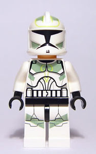 SW0298 Clone Trooper - Clone Wars Sand Green Markings