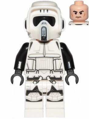 SW1116 Scout Trooper (Dual Molded Helmet, Printed Legs, Frown)